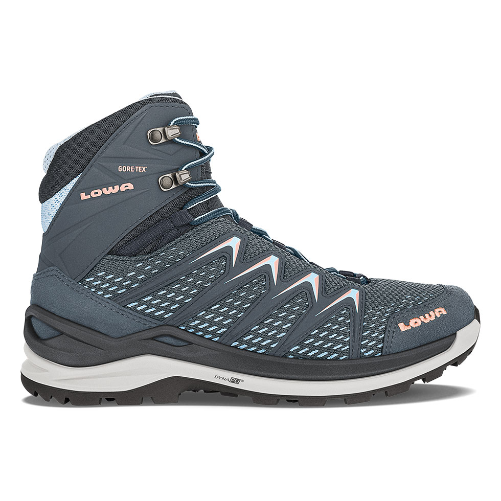 Scarponi Montagna Donna Lowa Innox Pro GTX Mid Grigie Blu DEWQTO-437